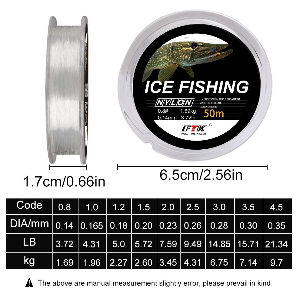 Żyłka wędkarska NGB 50M do łow – Ice Fishing Line recenzja i cena